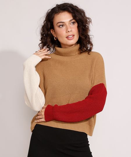 Sueter-Oversized-de-Trico-Color-Block-Manga-Colorida-Gola-Role-Caramelo-9984127-Caramelo_1 Sueter-Oversized-de-Trico-Color-Block-Manga-Colorida-Gola-Role-Caramelo-9984127-Caramelo_1