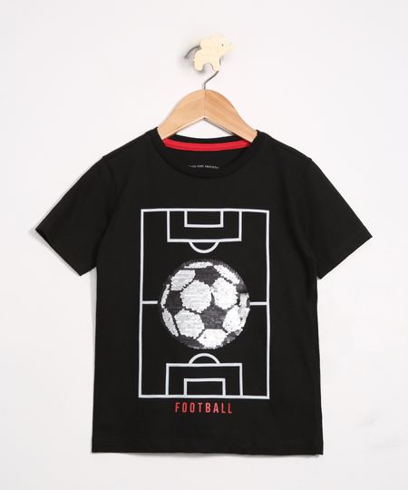 Camiseta-Infantil-Futebol-Estampa-Interativa-Paete-Dupla-Face-Manga-Curta-Gola-Careca-Preta-9988788-Preto_1 Camiseta-Infantil-Futebol-Estampa-Interativa-Paete-Dupla-Face-Manga-Curta-Gola-Careca-Preta-9988788-Preto_1
