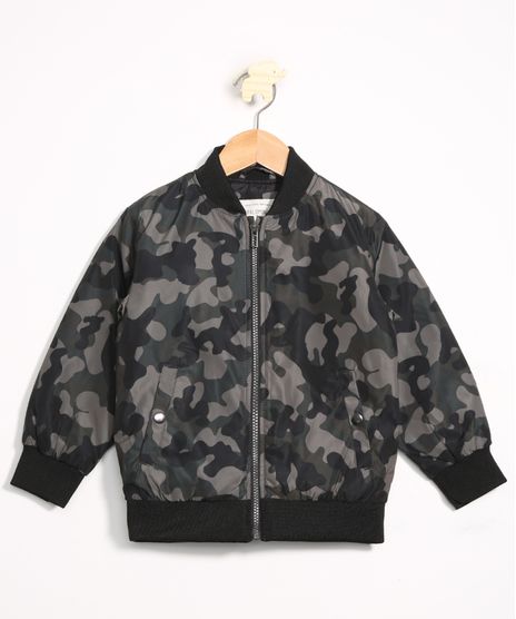 Jaqueta-Infantil-Bomber-Camuflado-com-Ziper-Chumbo-9972035-Chumbo_1