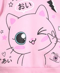 Blusao-Infantil-de-Moletom-Gatinho-Piscando-Rosa-9987176-Rosa_2