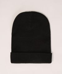 Gorro-Feminino-de-Trico-Canelado-com-Pompom-Preto-9834503-Preto_1