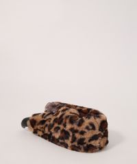 Pantufa-Infantil-Pata-de-Onca-com-Garras-Antiderrapante-Marrom-9976003-Marrom_4
