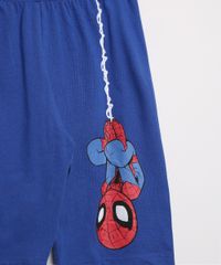 Pijama-Infantil-Homem-Aranha-Manga-Curta-Gola-Careca-Azul-9976888-Azul_4