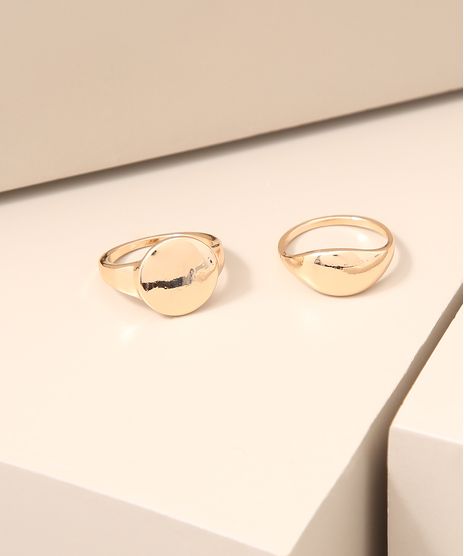 Kit-de-2-Aneis-Femininos-Dourado-9980857-Dourado_1