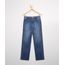 Calca-Juvenil-Jeans-Pantalona-com-Recorte-Lateral-e-Botoes-Azul-Medio-9983277-Azul_Medio_1