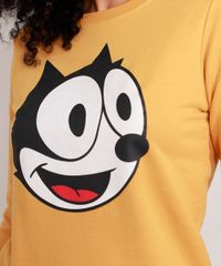 Blusao-de-Moletom-Gato-Felix-Decote-Redondo-Amarelo-9985206-Amarelo_2