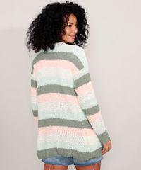 Cardigan-Longo-de-Trico-Felpudo-Listrado-Multicor-9971572-Multicor_2