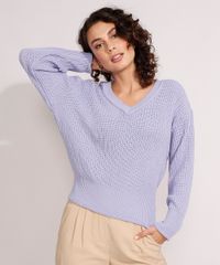 Sueter-de-Trico-Decote-V-Lilas-9981686-Lilas_1