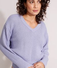 Sueter-de-Trico-Decote-V-Lilas-9981686-Lilas_5