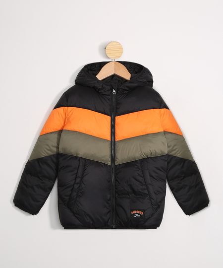 Jaqueta-Infantil-Puffer-de-Nylon-com-Bolsos-e-Capuz-Preta-9972036-Preto_1 Jaqueta-Infantil-Puffer-de-Nylon-com-Bolsos-e-Capuz-Preta-9972036-Preto_1