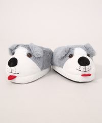 Pantufa-Infantil-Cachorro-Antiderrapante-Cinza-9977077-Cinza_5