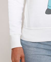 Blusao-de-Moletom-Os-Simpsons-Decote-Redondo-Off-White-9983707-Off_White_5