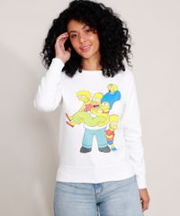 Blusao-de-Moletom-Os-Simpsons-Decote-Redondo-Off-White-9983707-Off_White_6
