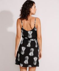 Vestido-Curto-Estampado-de-Abacaxis-Alca-Fina-Decote-V-Preto-9986753-Preto_2