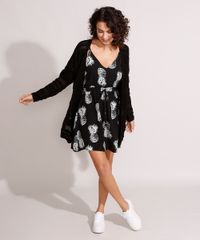 Vestido-Curto-Estampado-de-Abacaxis-Alca-Fina-Decote-V-Preto-9986753-Preto_3