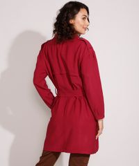 Casaco-Trench-Coat-Transpassado-com-Bolsos-e-Faixa-para-Amarrar-Vinho-9811221-Vinho_2