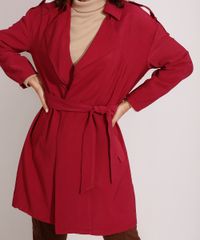 Casaco-Trench-Coat-Transpassado-com-Bolsos-e-Faixa-para-Amarrar-Vinho-9811221-Vinho_5
