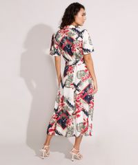 Vestido-Chemise-Midi-Estampado-Folhagem-Manga-Curta-com-Faixa-Off-White-9984957-Off_White_2