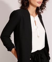 Blazer-Curto-Manga-3-4-Franzida-Preto-9979812-Preto_5 Blazer-Curto-Manga-3-4-Franzida-Preto-9979812-Preto_5