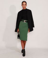 Saia-Feminina-Midi-Canelada-com-Fendas-Verde-Militar-9880388-Verde_Militar_3