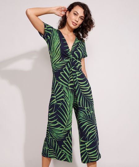 Macacao-Pantacourt-Canelado-Estampado-de-Folhagem-com-No-Manga-Curta-Azul-Marinho-9984751-Azul_Marinho_1 Macacao-Pantacourt-Canelado-Estampado-de-Folhagem-com-No-Manga-Curta-Azul-Marinho-9984751-Azul_Marinho_1