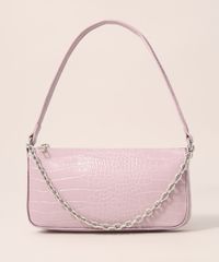 Bolsa-Croco-Baguete-com-Corrente-Rosa-9979340-Rosa_1