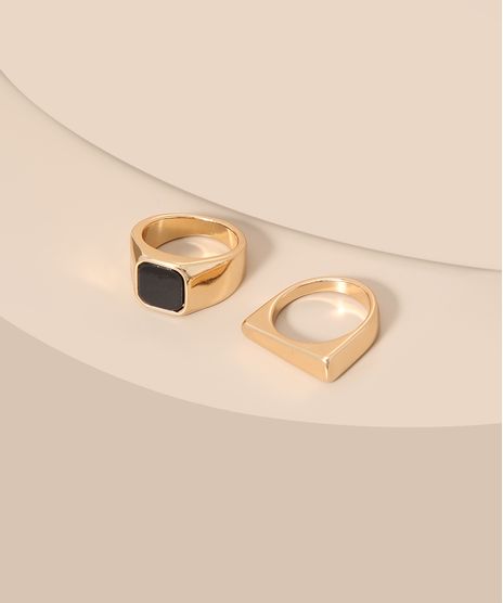 Kit-de-2-Aneis-com-Pedra-Retangular-Dourado-9980810-Dourado_1
