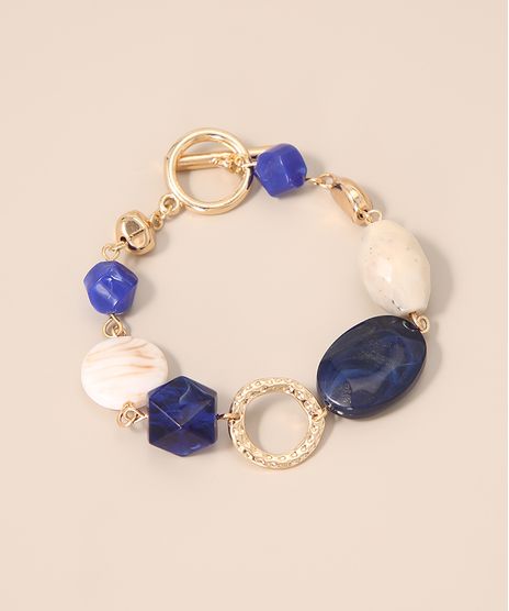 Pulseira-de-Pedras-Multi-Formas-Dourado-9980837-Dourado_1