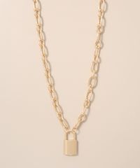 Colar-Feminino-com-Pingente-de-Cadeado-Dourado-9980874-Dourado_2