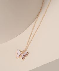 Colar-Feminino-com-Pingente-de-Borboletas-Dourado-9980888-Dourado_1
