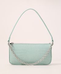 Bolsa-Baguete-Pequena-com-Corrente-Verde-Claro-9979340-Verde_Claro_1