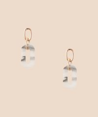 Brinco-Feminino-com-Pingente-de-Elo-Marmorizado-Dourado-9980838-Dourado_2
