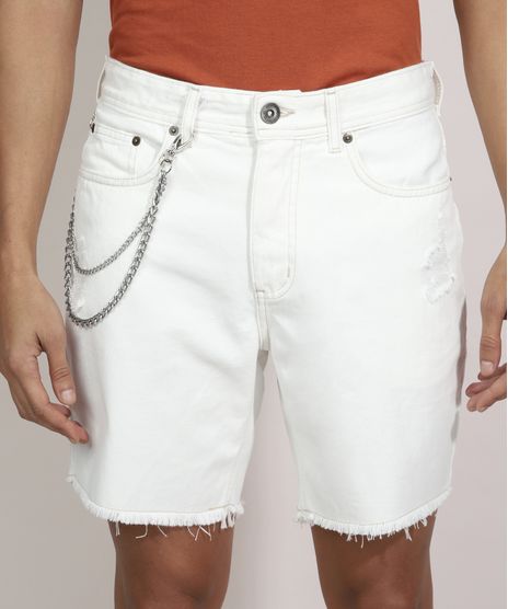 Bermuda-Reta-de-Sarja-com-Barra-Desfiada-e-Corrente-Off-White-9981985-Off_White_1