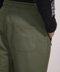 Calca-Relaxed-de-Moletom-com-Ziper-no-Bolso-Verde-9981815-Verde_5