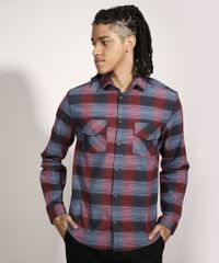 Camisa-Tradicional-Estampada-Xadrez-Manga-Longa-Multicor-9982805-Multicor_1