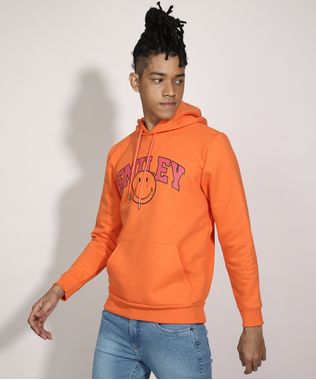 Blusao-de-Moletom-Smiley-com-Bolso-Canguru-e-Capuz-Laranja-9985841-Laranja_1