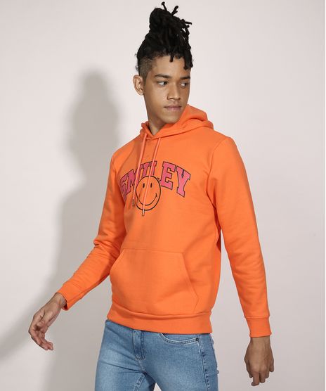 Blusao-de-Moletom-Smiley-com-Bolso-Canguru-e-Capuz-Laranja-9985841-Laranja_1