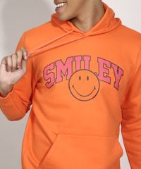 Blusao-de-Moletom-Smiley-com-Bolso-Canguru-e-Capuz-Laranja-9985841-Laranja_2