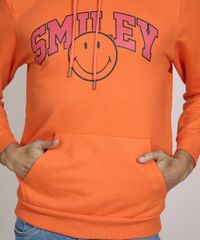 Blusao-de-Moletom-Smiley-com-Bolso-Canguru-e-Capuz-Laranja-9985841-Laranja_5