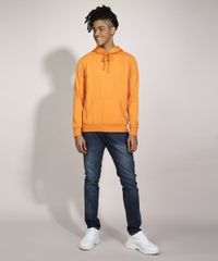 Blusao-de-Moletom-com-Bolso-Canguru-e-Capuz-Laranja-9986376-Laranja_3