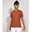 Camiseta-Offline-em-Relevo-Manga-Curta-Gola-Careca-Marrom-9987998-Marrom_1