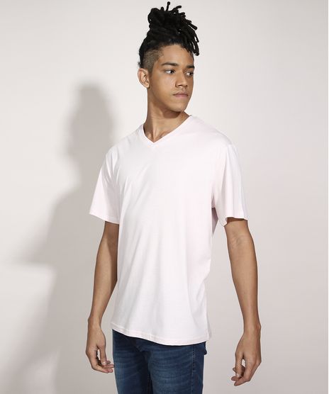 Camiseta-Basica-Manga-Curta-Gola-V-Rosa-Claro-9944202-Rosa_Claro_1