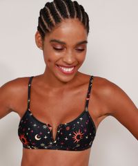 Biquini-Top-Canelado-Estampado-de-Estrelas-Decote-V-com-Bojo-Removivel-e-Protecao-UV50--Preto-9990880-Preto_1
