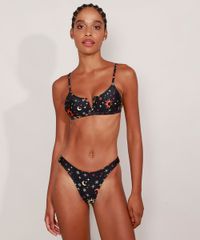 Biquini-Top-Canelado-Estampado-de-Estrelas-Decote-V-com-Bojo-Removivel-e-Protecao-UV50--Preto-9990880-Preto_3