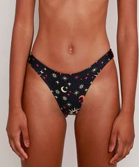Biquini-Calcinha-Asa-Delta-Canelado-Estampado-de-Estrelas-com-Protecao-UV50--Preto-9990882-Preto_1