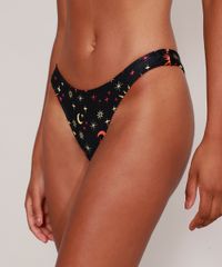 Biquini-Calcinha-Asa-Delta-Canelado-Estampado-de-Estrelas-com-Protecao-UV50--Preto-9990882-Preto_5