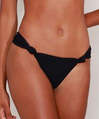 Biquini-Calcinha-Canelado-com-No-e-Franzido-Protecao-UV50--Preto-9990884-Preto_1
