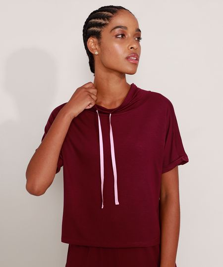Camiseta-Esportiva-Ace-Manga-Curta-Gola-Alta-com-Cadarco-Vinho-9978918-Vinho_1