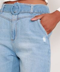 Calca-Mom-Jeans-Cintura-Super-Alta-com-Cinto-e-Puidos-Azul-Claro-9989545-Azul_Claro_4