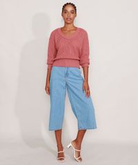 Sueter-de-Trico-Decote-V-Rosa-Claro-9981686-Rosa_Claro_3